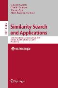Similarity Search and Applications: 12th International Conference, Sisap 2019, Newark, Nj, Usa, October 2-4, 2019, Proceedings