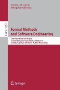Formal Methods and Software Engineering: 21st International Conference on Formal Engineering Methods, ICFEM 2019, Shenzhen, China, November 5-9, 2019,