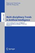 Multi-Disciplinary Trends in Artificial Intelligence: 13th International Conference, Miwai 2019, Kuala Lumpur, Malaysia, November 17-19, 2019, Proceed