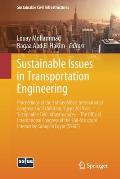 Sustainable Issues in Transportation Engineering: Proceedings of the 3rd Geomeast International Congress and Exhibition, Egypt 2019 on Sustainable Civ
