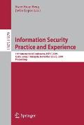 Information Security Practice and Experience: 15th International Conference, Ispec 2019, Kuala Lumpur, Malaysia, November 26-28, 2019, Proceedings