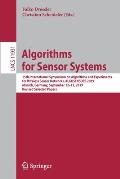 Algorithms for Sensor Systems: 15th International Symposium on Algorithms and Experiments for Wireless Sensor Networks, Algosensors 2019, Munich, Ger