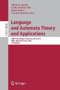 Language and Automata Theory and Applications: 14th International Conference, Lata 2020, Milan, Italy, March 4-6, 2020, Proceedings