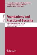 Foundations and Practice of Security: 12th International Symposium, Fps 2019, Toulouse, France, November 5-7, 2019, Revised Selected Papers