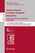 Universal Access in Human-Computer Interaction. Design Approaches and Supporting Technologies: 14th International Conference, Uahci 2020, Held as Part