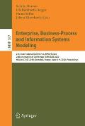 Enterprise, Business-Process and Information Systems Modeling: 21st International Conference, Bpmds 2020, 25th International Conference, Emmsad 2020,