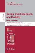 Design, User Experience, and Usability. Interaction Design: 9th International Conference, Duxu 2020, Held as Part of the 22nd Hci International Confer