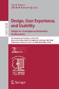 Design, User Experience, and Usability. Design for Contemporary Interactive Environments: 9th International Conference, Duxu 2020, Held as Part of the