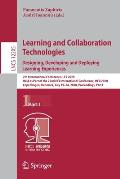 Learning and Collaboration Technologies. Designing, Developing and Deploying Learning Experiences: 7th International Conference, Lct 2020, Held as Par