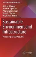 Sustainable Environment and Infrastructure: Proceedings of Egrwse 2019