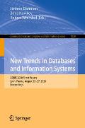 New Trends in Databases and Information Systems: Adbis 2020 Short Papers, Lyon, France, August 25-27, 2020, Proceedings
