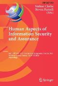 Human Aspects of Information Security and Assurance: 14th Ifip Wg 11.12 International Symposium, Haisa 2020, Mytilene, Lesbos, Greece, July 8-10, 2020