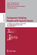 Computers Helping People with Special Needs: 17th International Conference, Icchp 2020, Lecco, Italy, September 9-11, 2020, Proceedings, Part II