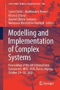 Modelling and Implementation of Complex Systems: Proceedings of the 6th International Symposium, Misc 2020, Batna, Algeria, October 24‐26, 2020