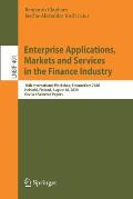 Enterprise Applications, Markets and Services in the Finance Industry: 10th International Workshop, Financecom 2020, Helsinki, Finland, August 18, 202