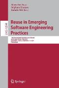 Reuse in Emerging Software Engineering Practices: 19th International Conference on Software and Systems Reuse, Icsr 2020, Hammamet, Tunisia, December