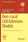 Non-Local Cell Adhesion Models: Symmetries and Bifurcations in 1-D