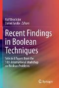 Recent Findings in Boolean Techniques: Selected Papers from the 14th International Workshop on Boolean Problems