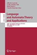Language and Automata Theory and Applications: 15th International Conference, Lata 2021, Milan, Italy, March 1-5, 2021, Proceedings