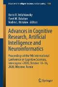 Advances in Cognitive Research, Artificial Intelligence and Neuroinformatics: Proceedings of the 9th International Conference on Cognitive Sciences, I