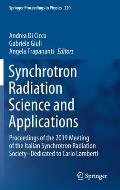 Synchrotron Radiation Science and Applications: Proceedings of the 2019 Meeting of the Italian Synchrotron Radiation Society--Dedicated to Carlo Lambe