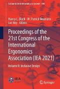 Proceedings of the 21st Congress of the International Ergonomics Association (Iea 2021): Volume II: Inclusive Design