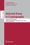 Selected Areas in Cryptography: 27th International Conference, Halifax, Ns, Canada (Virtual Event), October 21-23, 2020, Revised Selected Papers