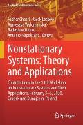 Nonstationary Systems: Theory and Applications: Contributions to the 13th Workshop on Nonstationary Systems and Their Applications, February 3-5, 2020