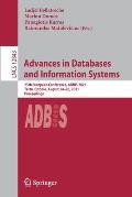 Advances in Databases and Information Systems: 25th European Conference, Adbis 2021, Tartu, Estonia, August 24-26, 2021, Proceedings