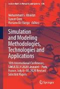 Simulation and Modeling Methodologies, Technologies and Applications: 10th International Conference, Simultech 2020 Lieusaint - Paris, France, July 8-