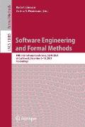 Software Engineering and Formal Methods: 19th International Conference, Sefm 2021, Virtual Event, December 6-10, 2021, Proceedings