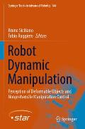 Robot Dynamic Manipulation: Perception of Deformable Objects and Nonprehensile Manipulation Control
