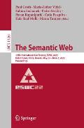 The Semantic Web: 19th International Conference, Eswc 2022, Hersonissos, Crete, Greece, May 29 - June 2, 2022, Proceedings