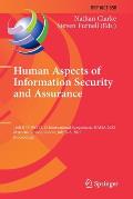 Human Aspects of Information Security and Assurance: 16th Ifip Wg 11.12 International Symposium, Haisa 2022, Mytilene, Lesbos, Greece, July 6-8, 2022,