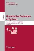 Quantitative Evaluation of Systems: 19th International Conference, Qest 2022, Warsaw, Poland, September 12-16, 2022, Proceedings