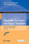 Geomatics for Green and Digital Transition: 25th Italian Conference, Asita 2022, Genova, Italy, June 20-24, 2022, Proceedings