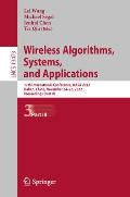 Wireless Algorithms, Systems, and Applications: 17th International Conference, Wasa 2022, Dalian, China, November 24-26, 2022, Proceedings, Part III