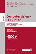 Computer Vision - Eccv 2022: 17th European Conference, Tel Aviv, Israel, October 23-27, 2022, Proceedings, Part XII