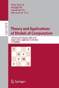 Theory and Applications of Models of Computation: 17th Annual Conference, Tamc 2022, Tianjin, China, September 16-18, 2022, Proceedings