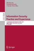 Information Security Practice and Experience: 17th International Conference, Ispec 2022, Taipei, Taiwan, November 23-25, 2022, Proceedings