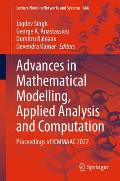 Advances in Mathematical Modelling, Applied Analysis and Computation: Proceedings of Icmmaac 2022