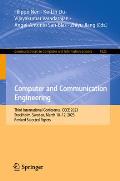 Computer and Communication Engineering: Third International Conference, Ccce 2023, Stockholm, Sweden, March 10-12, 2023, Revised Selected Papers
