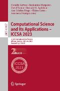 Computational Science and Its Applications - Iccsa 2023: 23rd International Conference, Athens, Greece, July 3-6, 2023, Proceedings, Part II