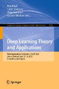 Deep Learning Theory and Applications: Third International Conference, Delta 2022, Lisbon, Portugal, July 12-14, 2022, Revised Selected Papers