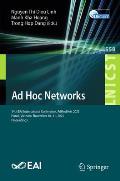 AD Hoc Networks: 14th Eai International Conference, Adhocnets 2023, Hanoi, Vietnam, November 10-11, 2023, Proceedings