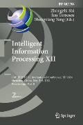 Intelligent Information Processing XII: 13th Ifip Tc 12 International Conference, Iip 2024, Shenzhen, China, May 3-6, 2024, Proceedings, Part II