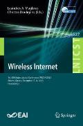 Wireless Internet: 16th Eai International Conference, Wicon 2023, Athens, Greece, December 15-16, 2023, Proceedings