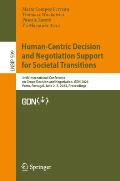 Human-Centric Decision and Negotiation Support for Societal Transitions: 24th International Conference on Group Decision and Negotiation, Gdn 2024, Po