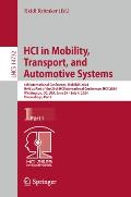 Hci in Mobility, Transport, and Automotive Systems: 6th International Conference, Mobitas 2024, Held as Part of the 26th Hci International Conference,