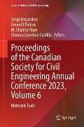 Proceedings of the Canadian Society for Civil Engineering Annual Conference 2023, Volume 6: Materials Track